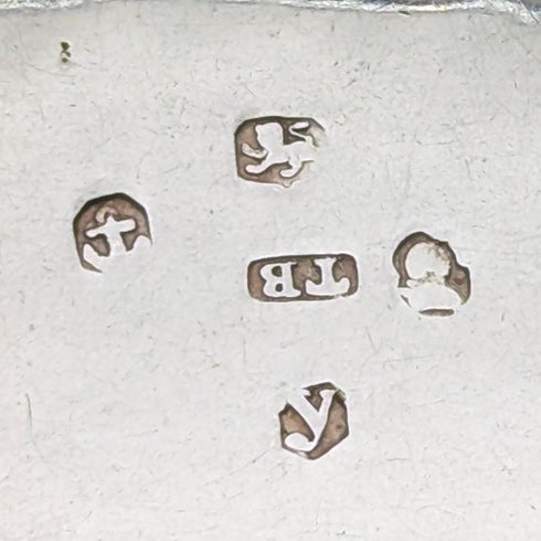 1822 年英國古董純銀茶盒湯匙 Thomas Bartleet